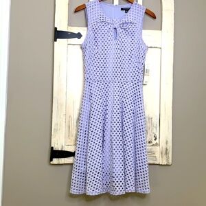 Sharagano Purple Eyelet Iris Bliss dress